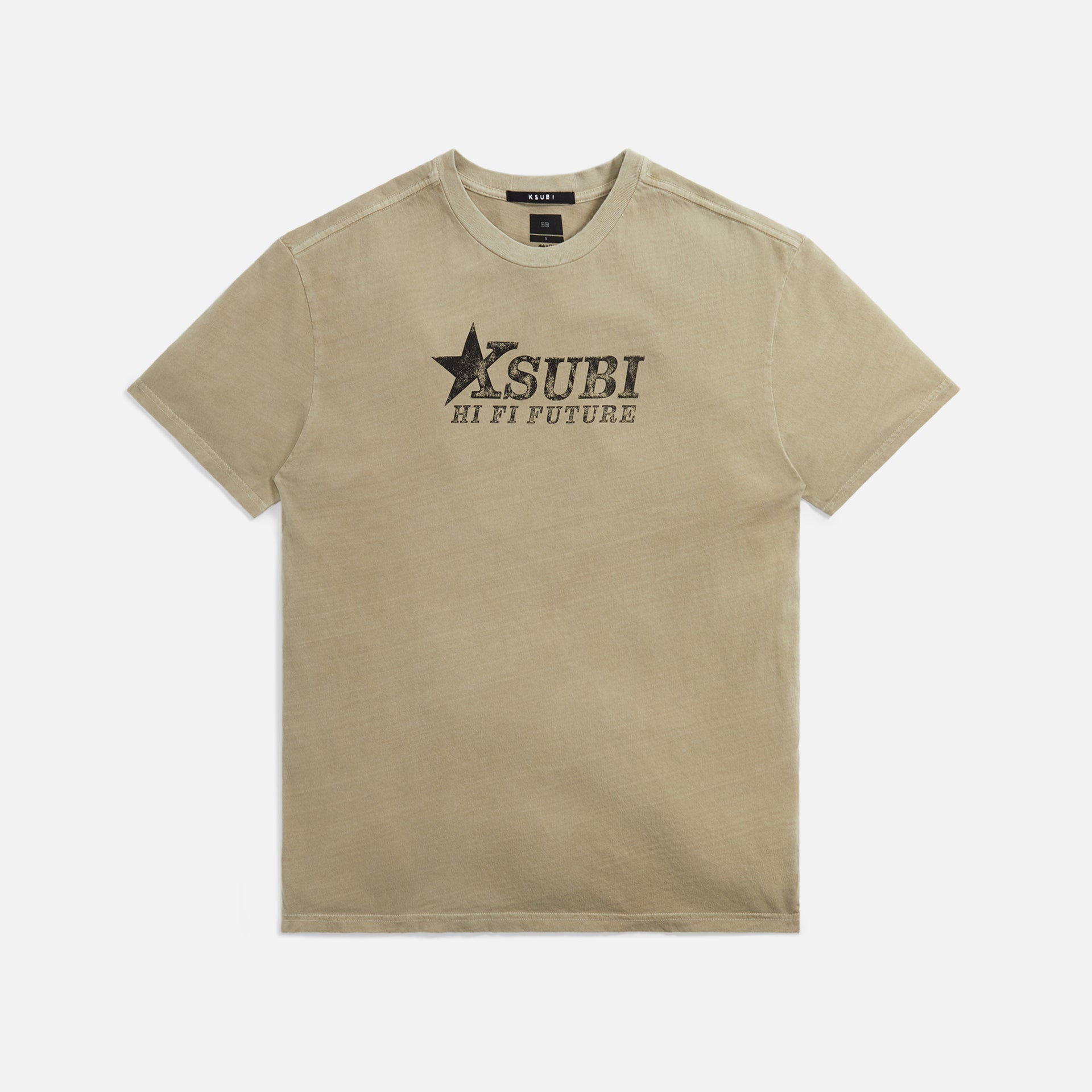 Ksubi Hi Fi Biggie Tee - Faded Khaki