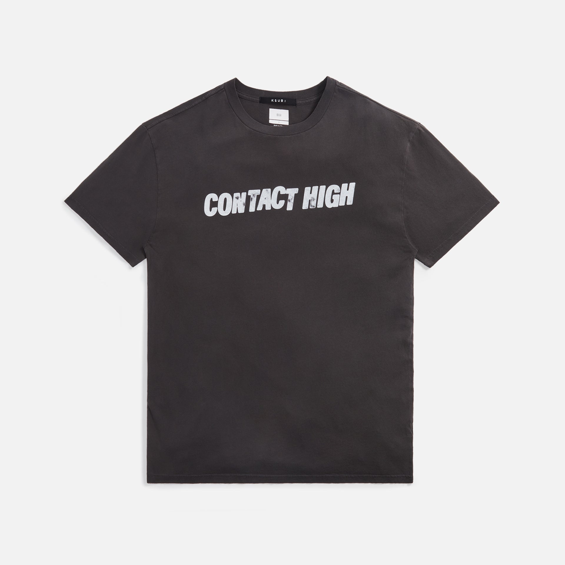 Ksubi Contact Biggie Tee - Faded Black