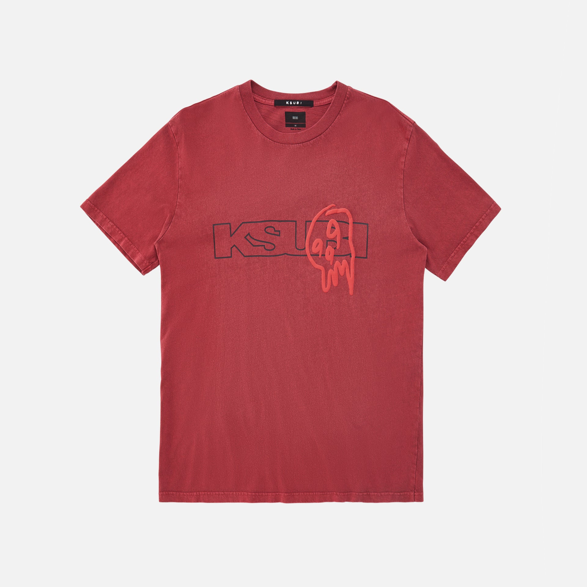 Ksubi x Juice WRLD 999 Skull Kash Tee - Blood Red