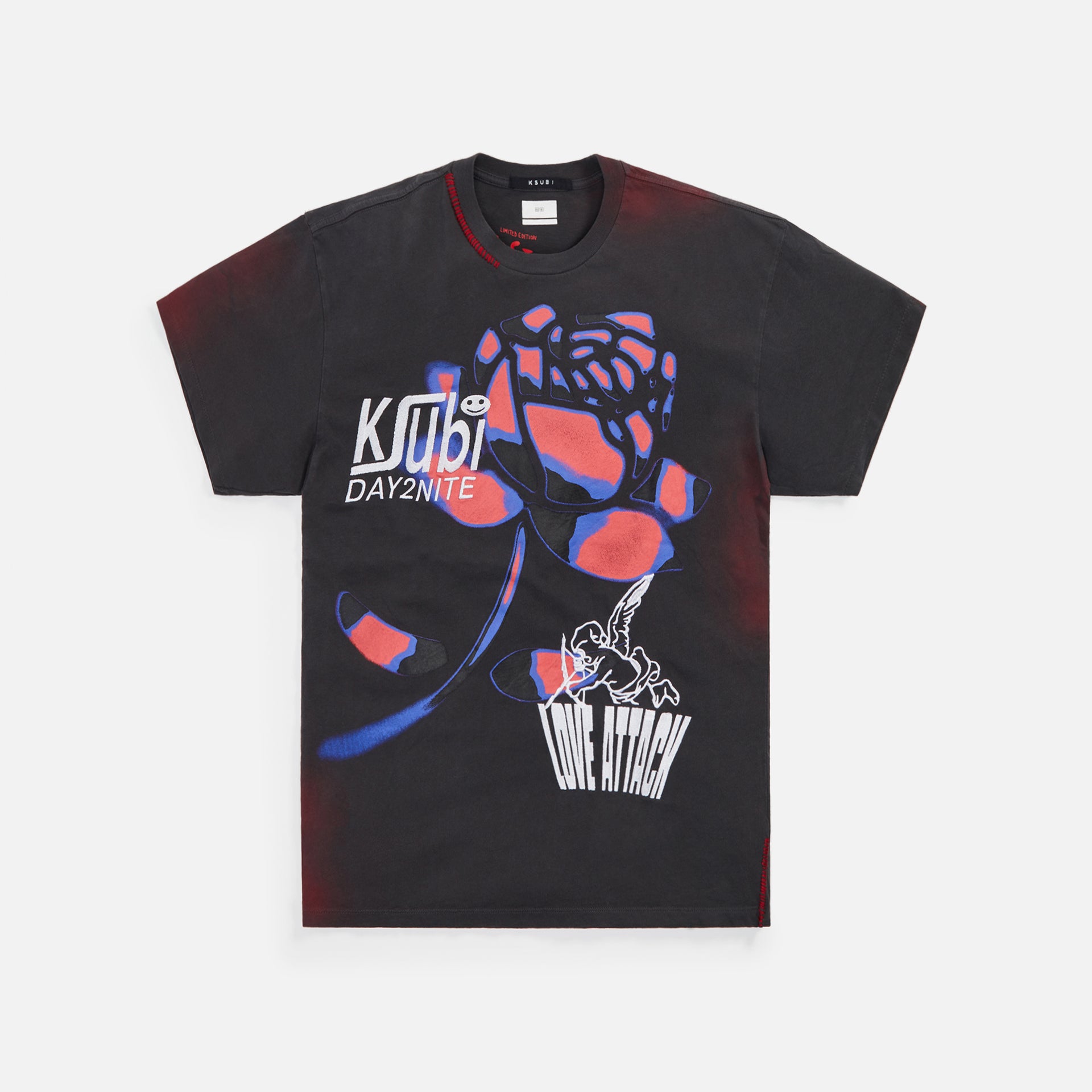 Ksubi Rose Biggie Short Sleeves Tee - Black