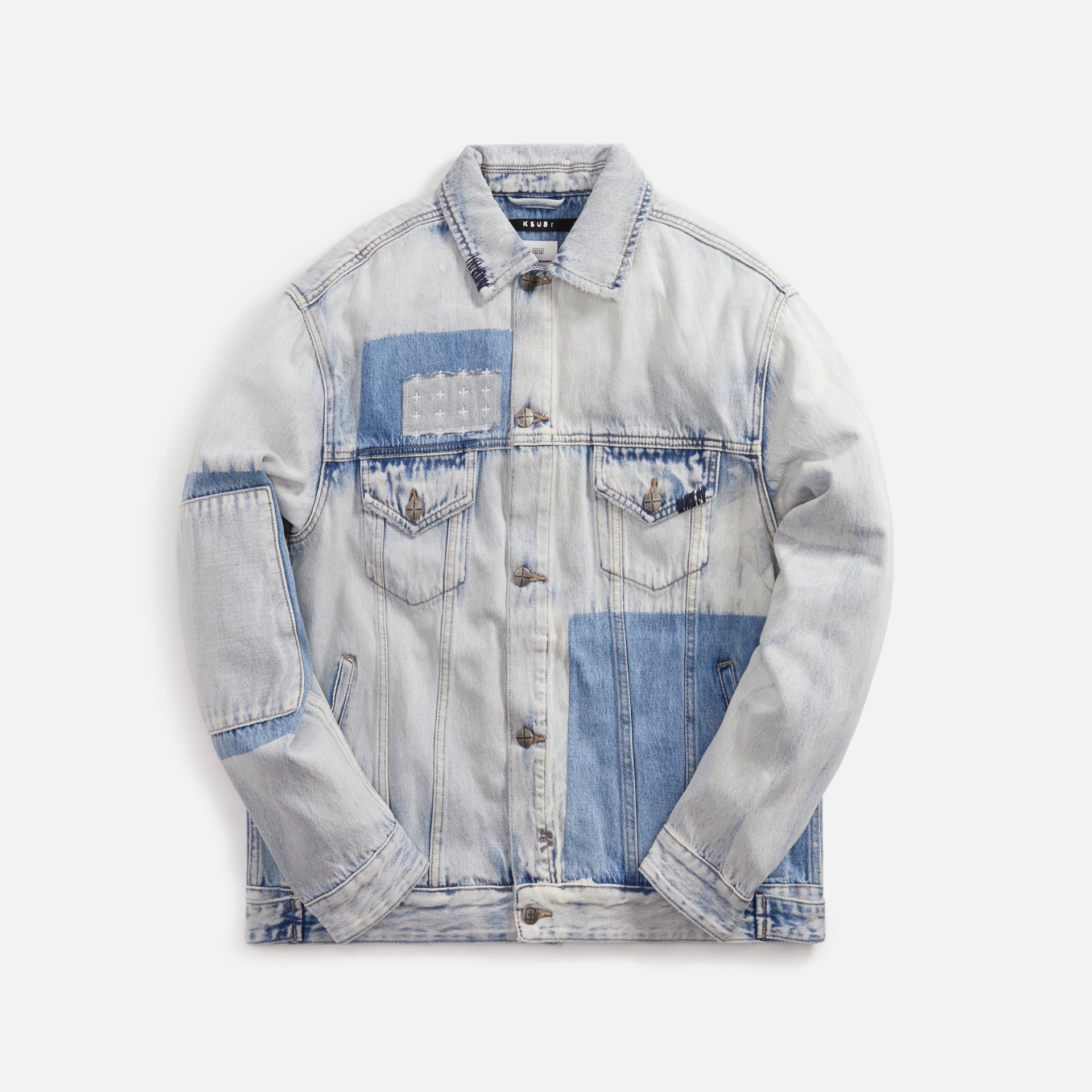Ksubi Oh G Two-Tone Denim Jacket - Blue