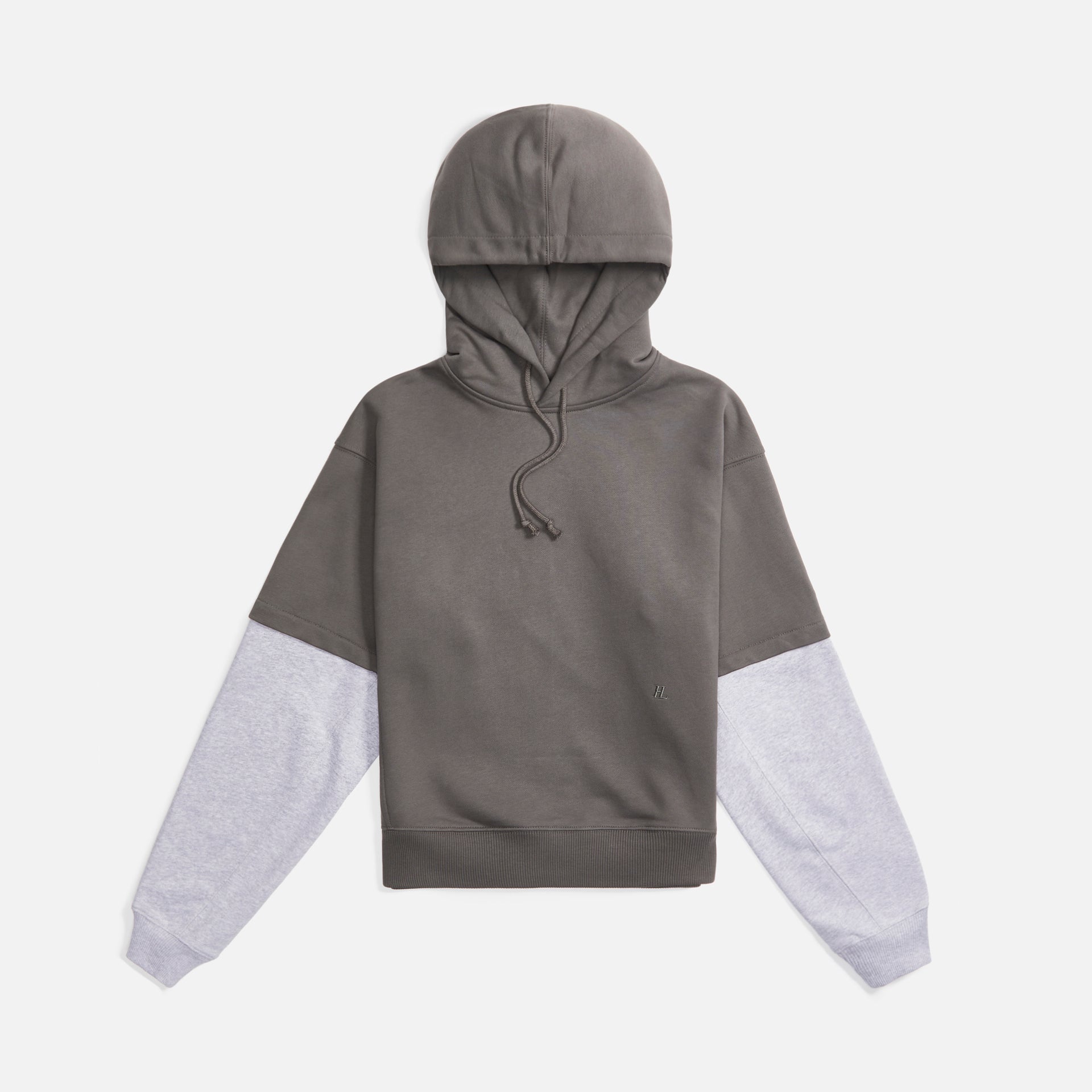 Helmut Lang Layered Hoodie - Slate