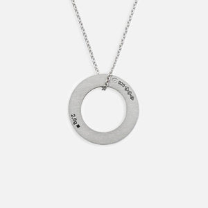 Le Gramme 2.5g Round Pendant with Chain - Silver