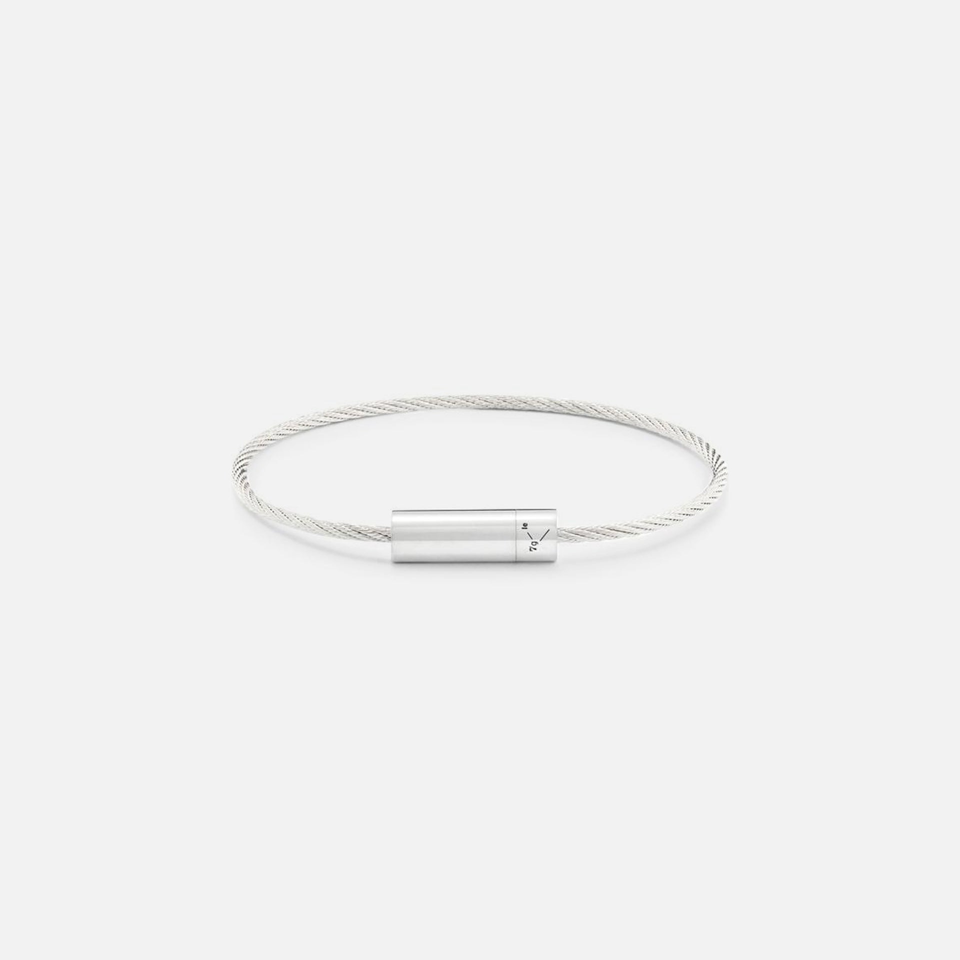 Le Gramme 7g Cable Bracelet Polished Sterling Silver - Silver