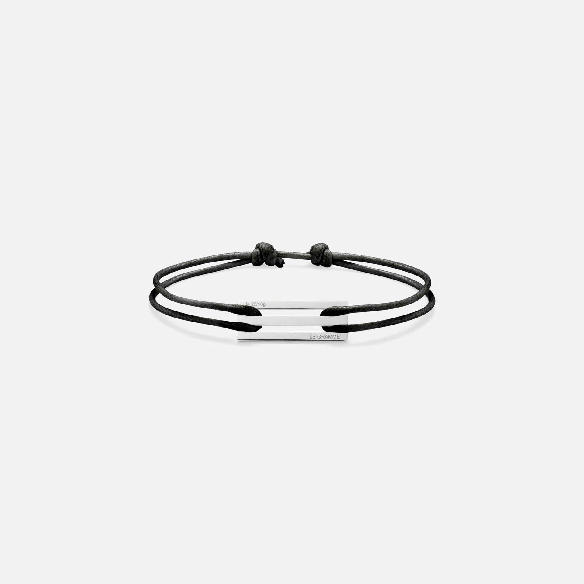 Le Gramme 25/10 Bracelet - Black