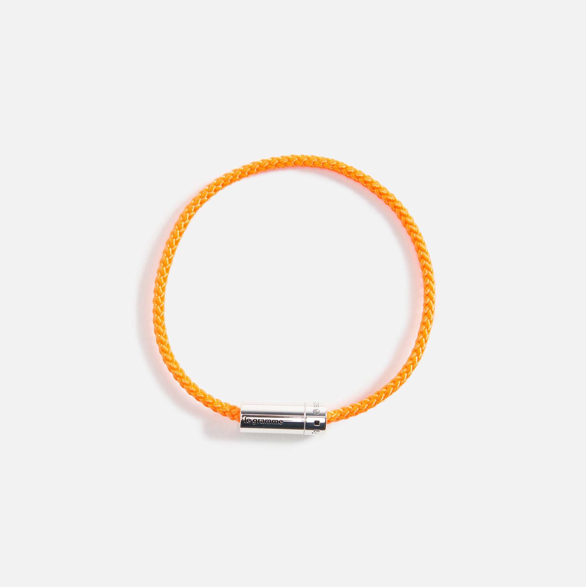 Le Gramme 7g Nato Cable Bracelet - Orange