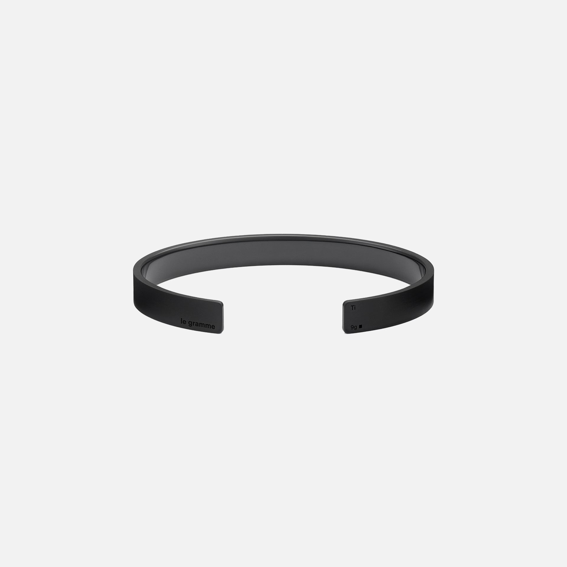 Le Gramme 9g Ribbon Bracelet - Black