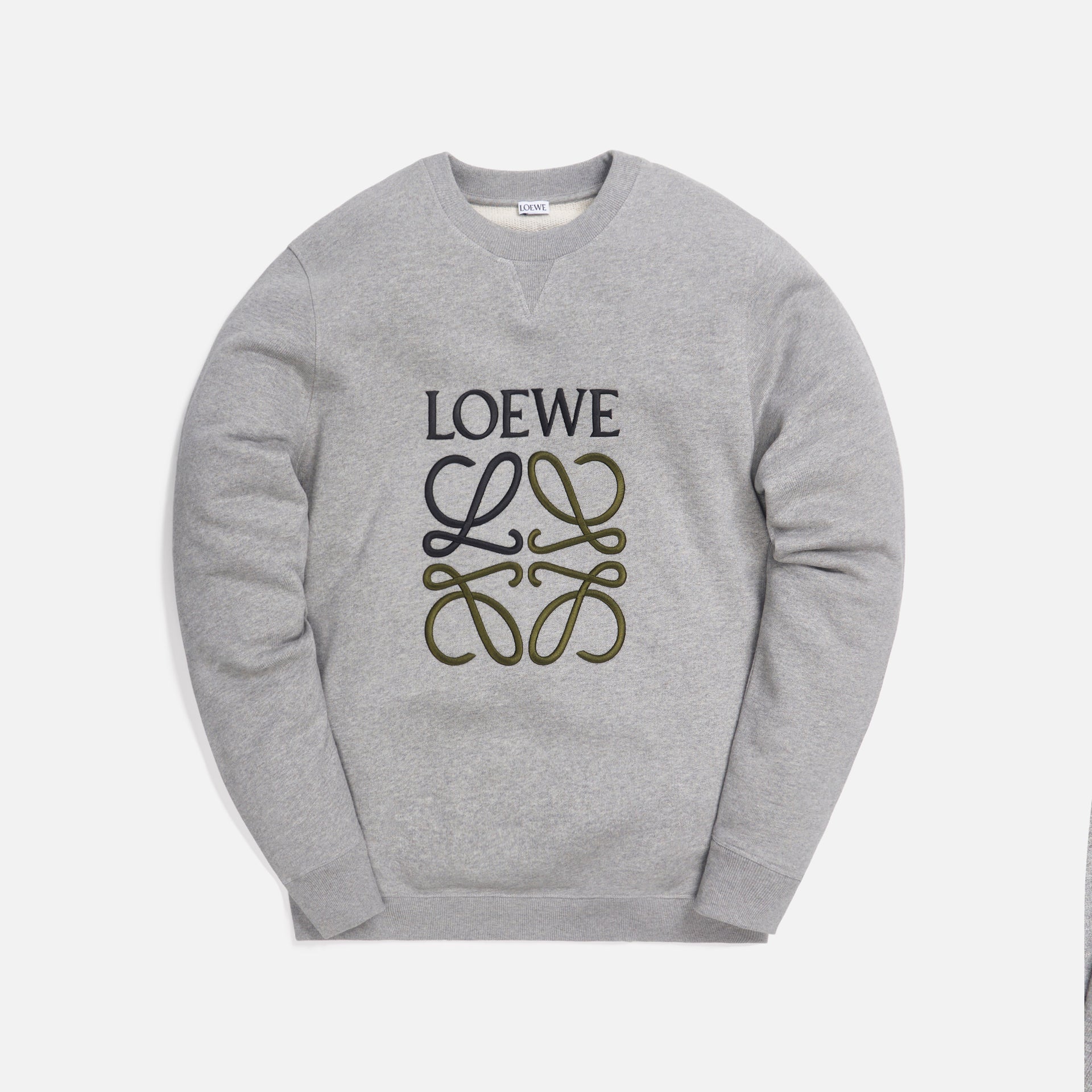 Loewe Anagram Crewneck Sweatshirt - Grey Melange