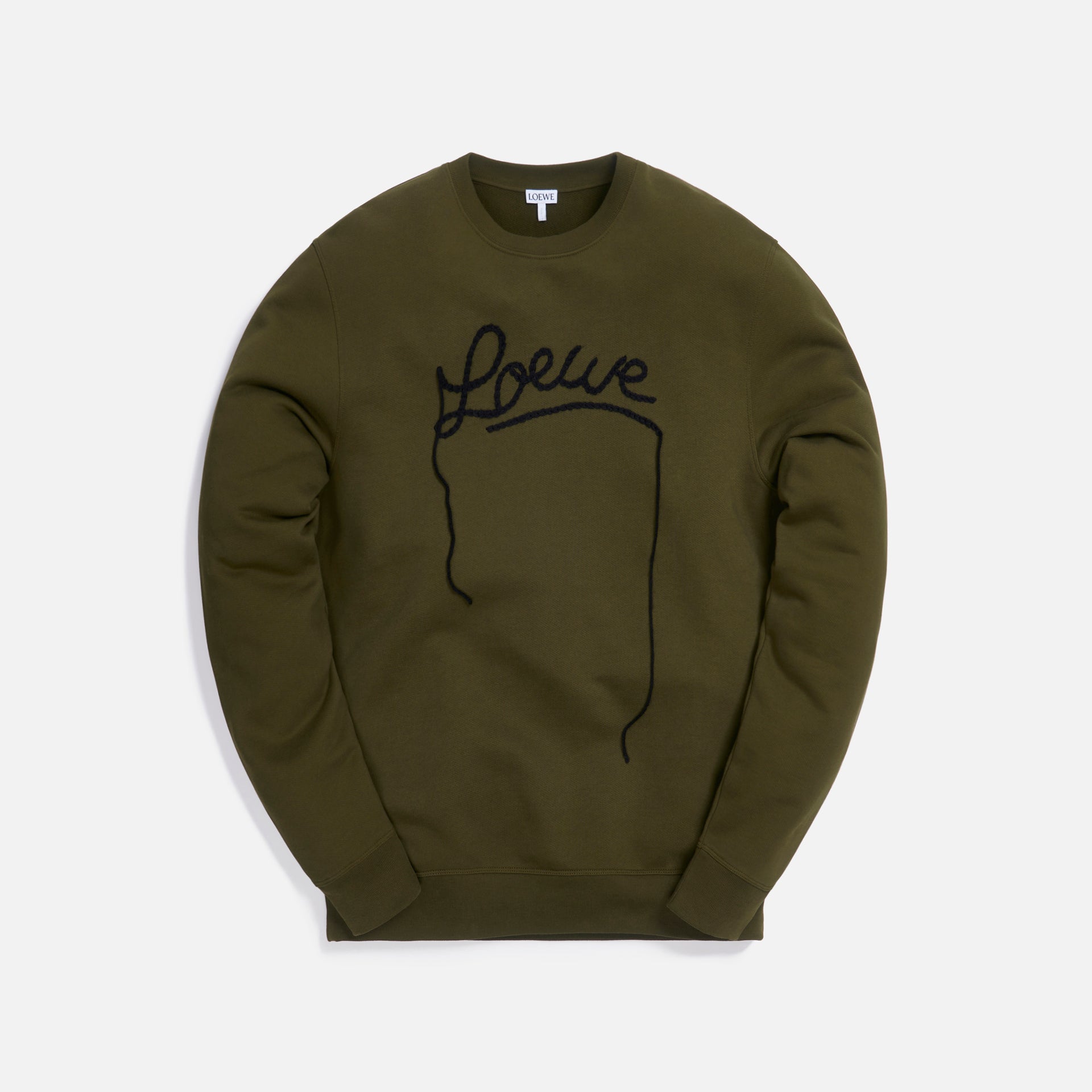 Loewe Embroidery Crewneck - Green