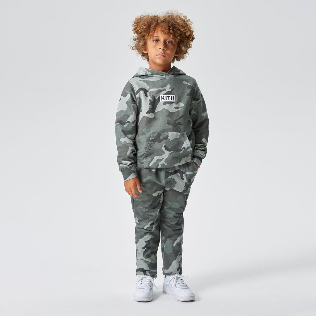 KITH MULTI-CAMO WILLIAMS HOODIE 新品 GREEN-