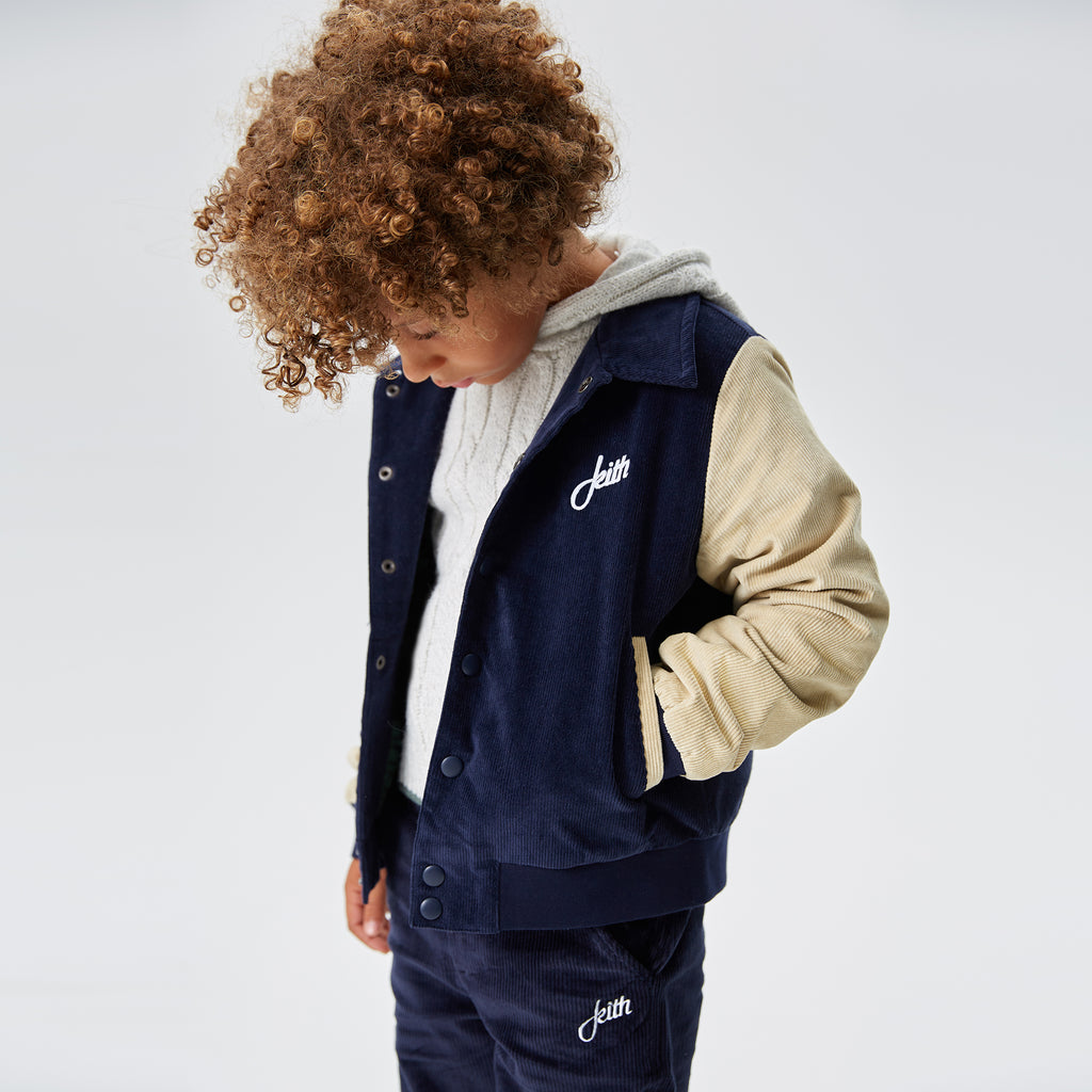 Kith Kids Varsity Jacket - Peacoat