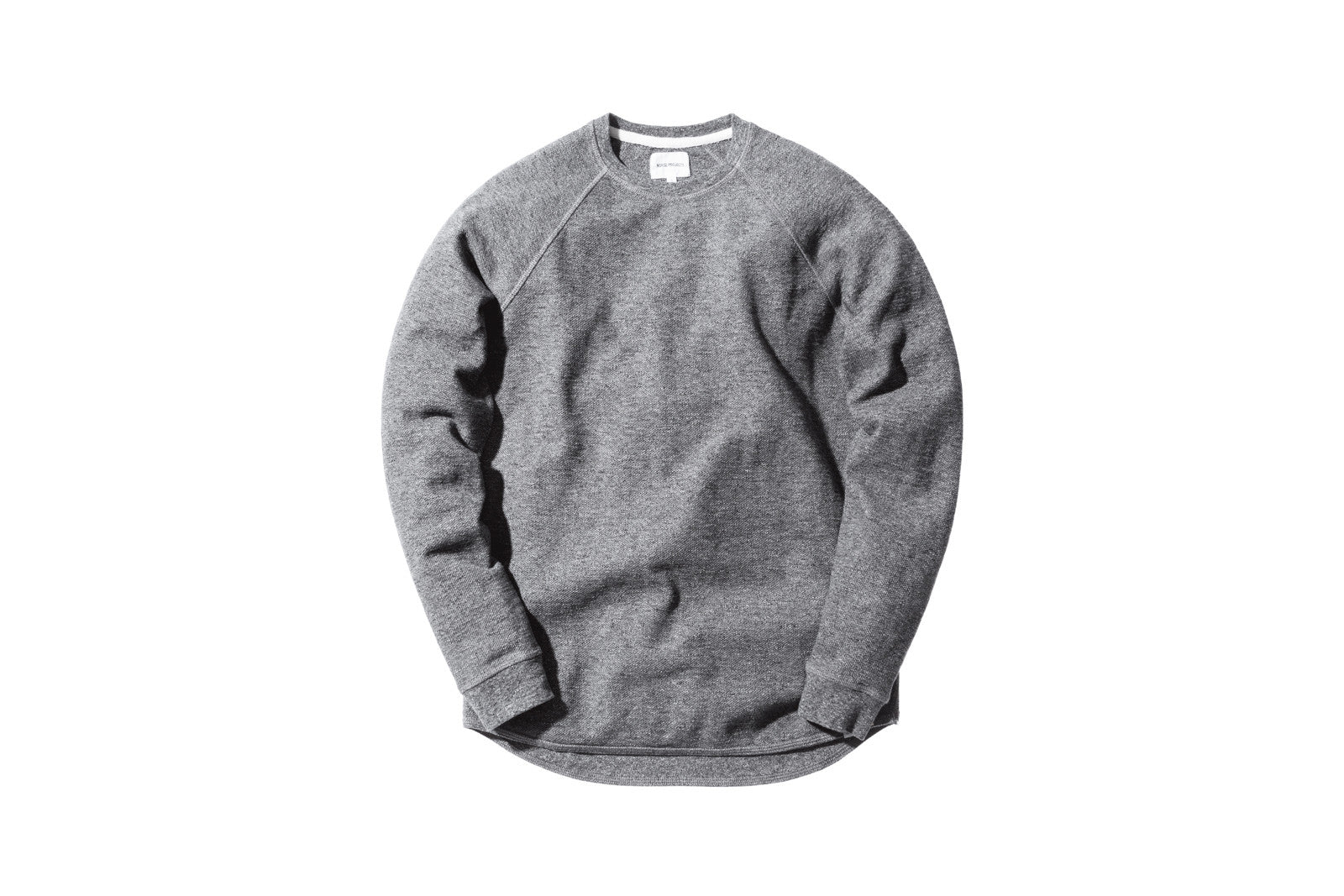Norse Projects Aske Fine Structure Crew - Charcoal