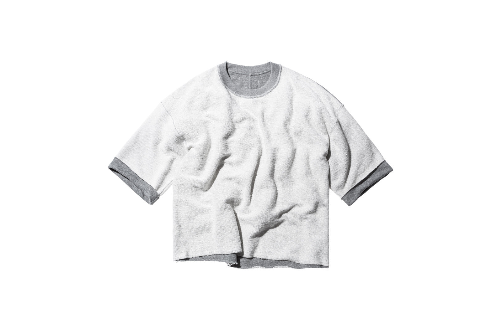 Fear of God S/S Reverse Terry Crewneck - Heather Grey