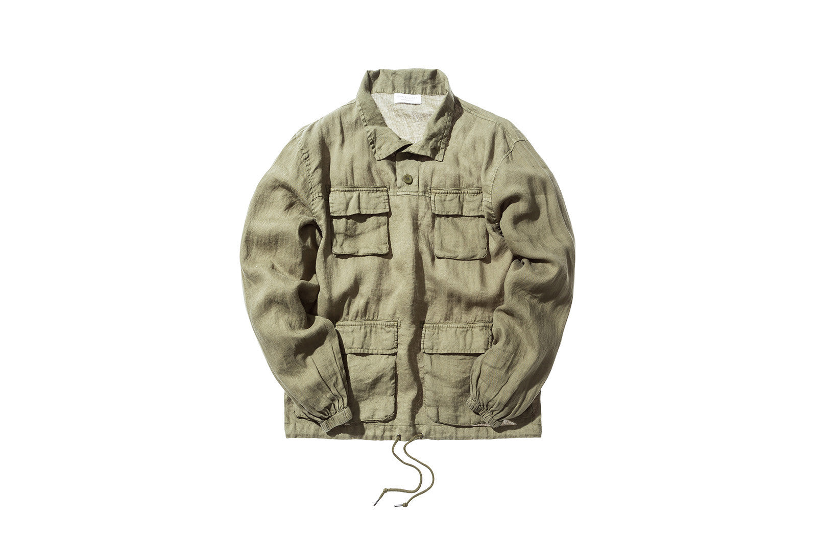 John Elliott Linen Pullover M65 - Olive