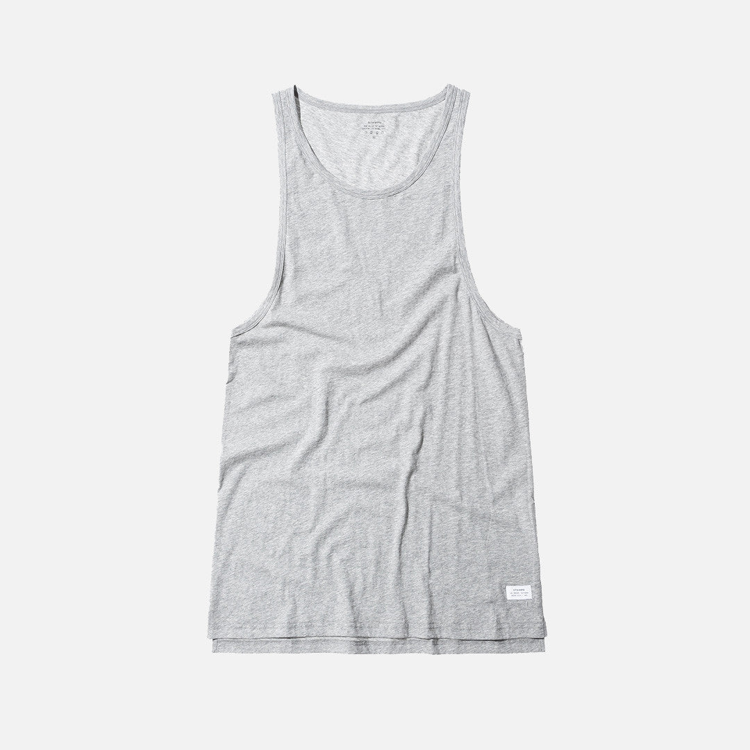 Stampd Elongated Tank - Grey
