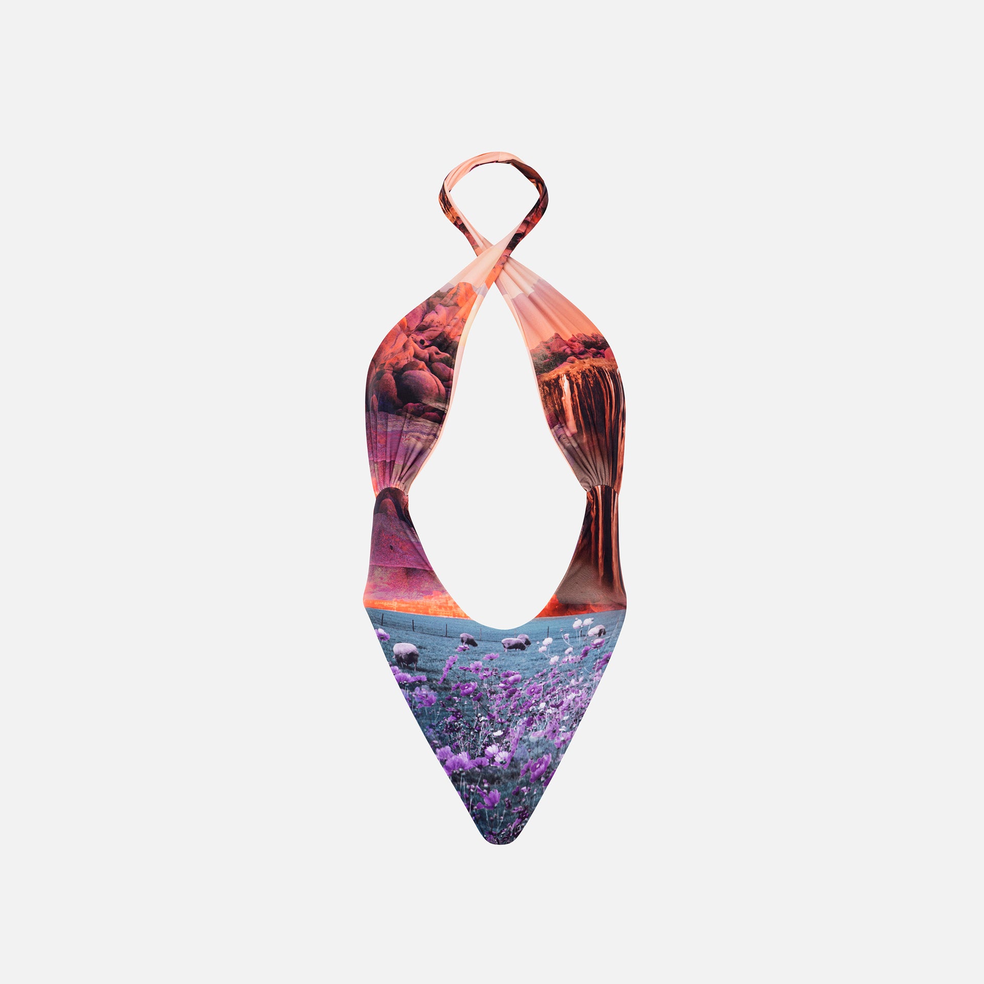 Miaou Demi One Piece Swimsuit - Oasis