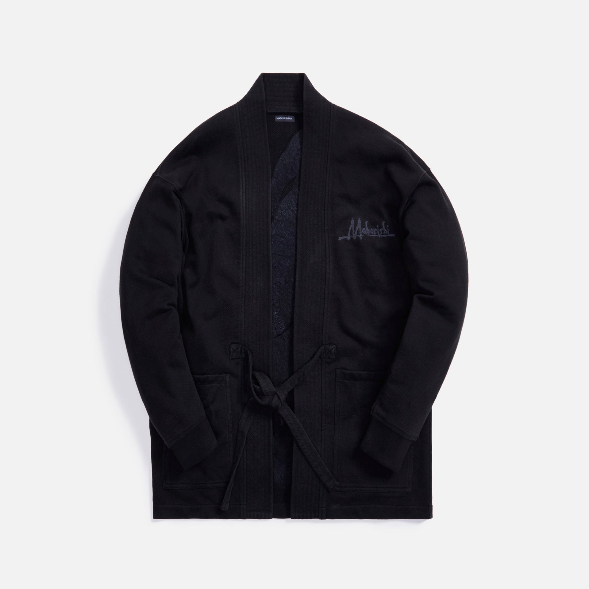 Maharishi Tonal Tiger Sweat Kimono - Black