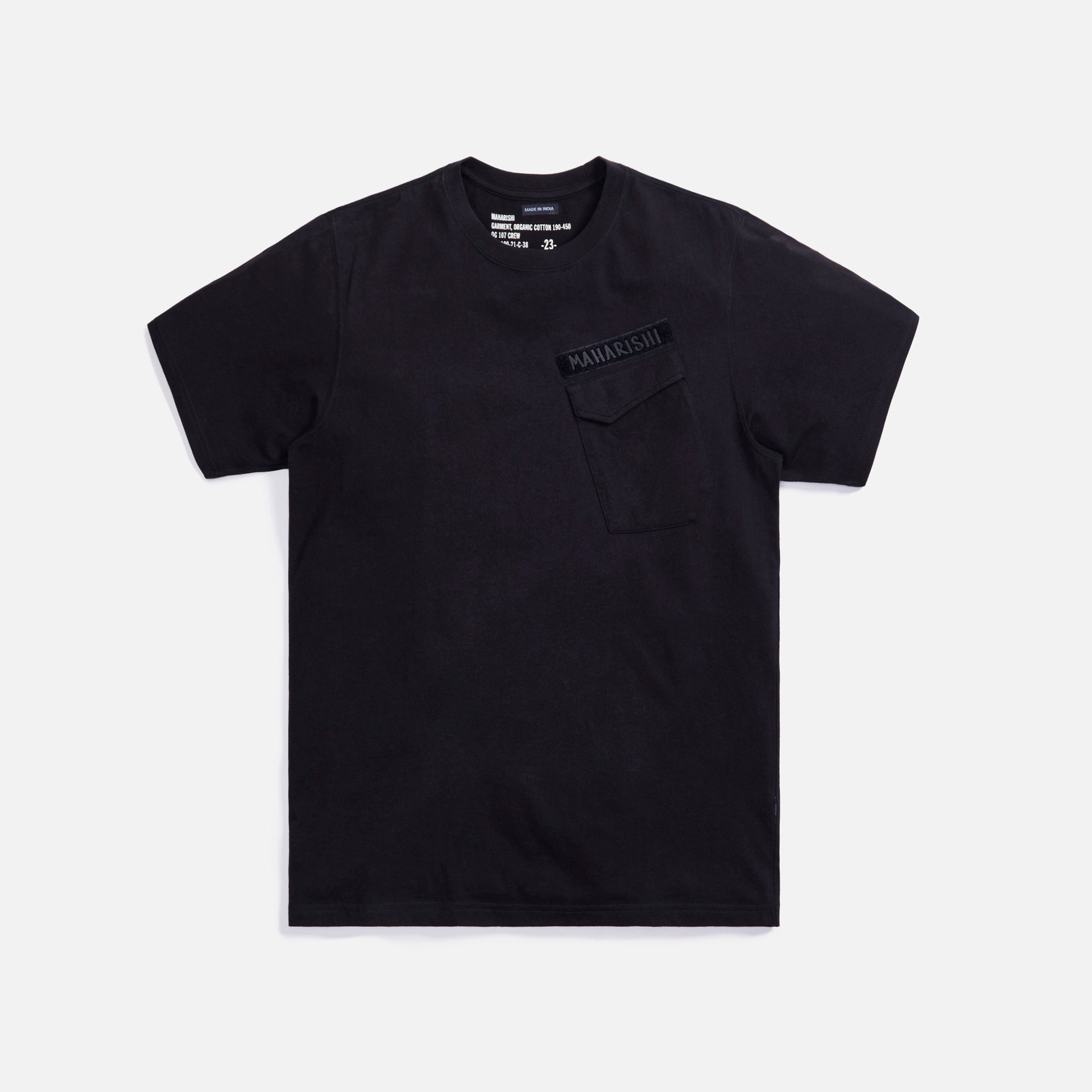 Maharishi Maharishi Pocket Tee - Black