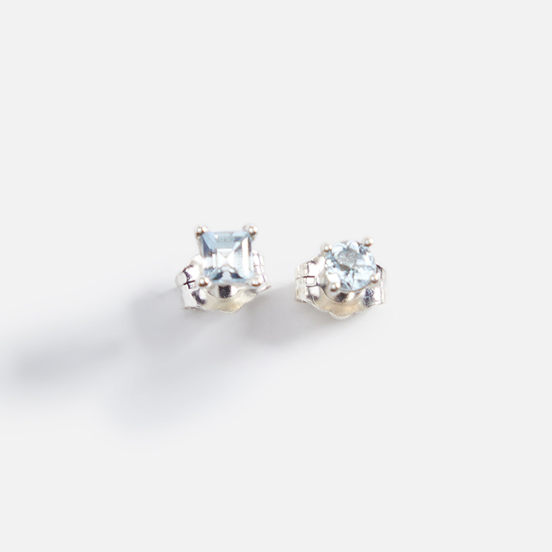 Martine Ali Aquamarine Prince Set - Silver