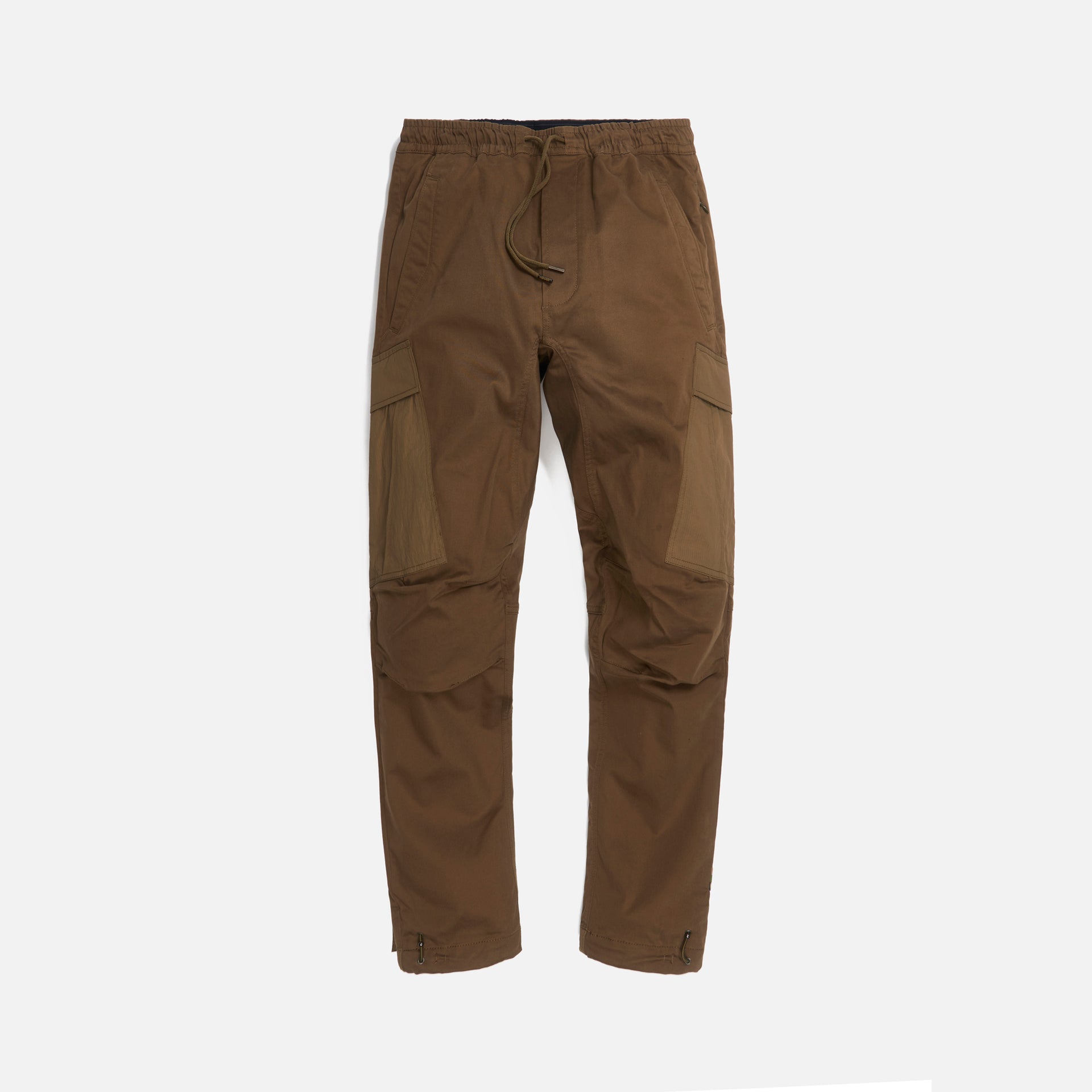 Maharishi Woven Cargo Trackpants Mil Spec Cellulose - Maha Olive