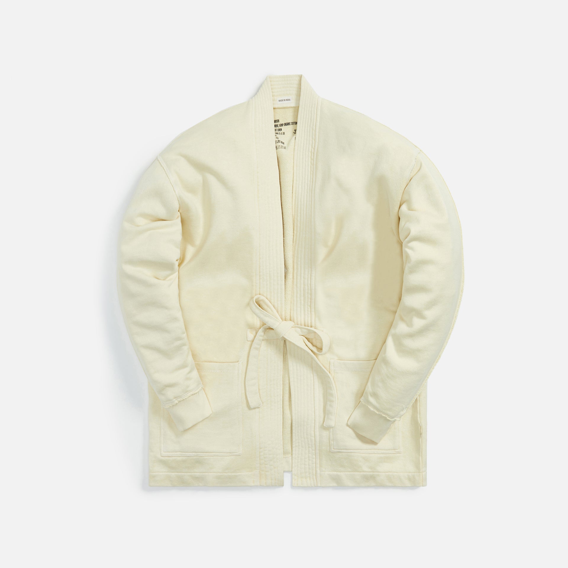Maharishi Hemp Organic Sweat Kimono H/OCJ 200 - Ecru