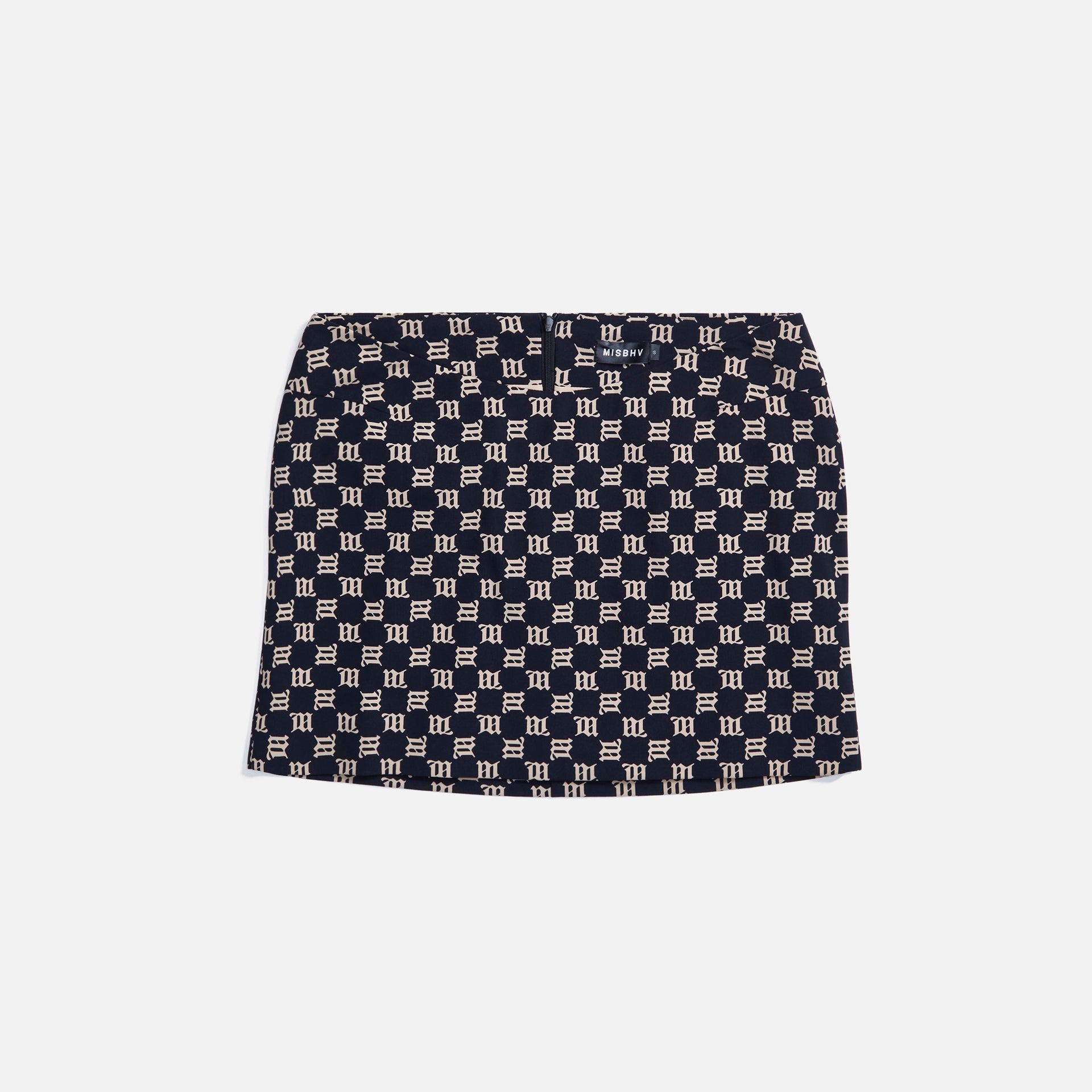 MISBHV Monogram Trinity Mini Skirt - Black
