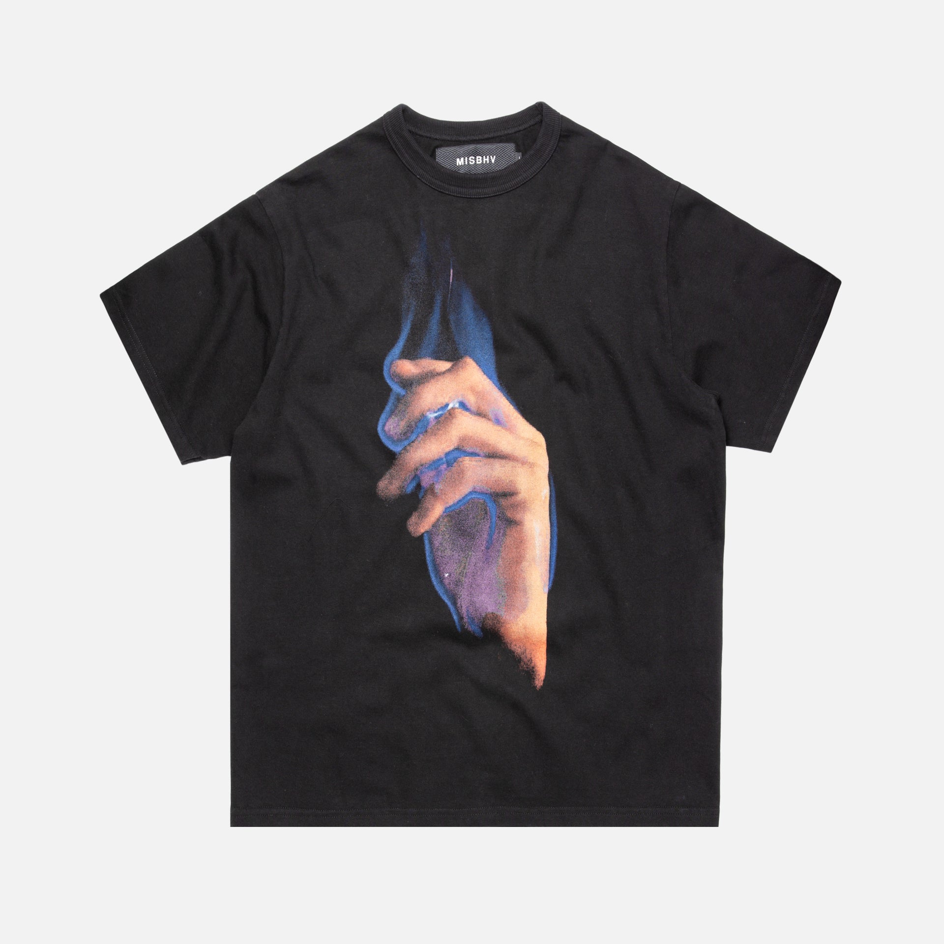 MISBHV Flame Tee - Washed Black