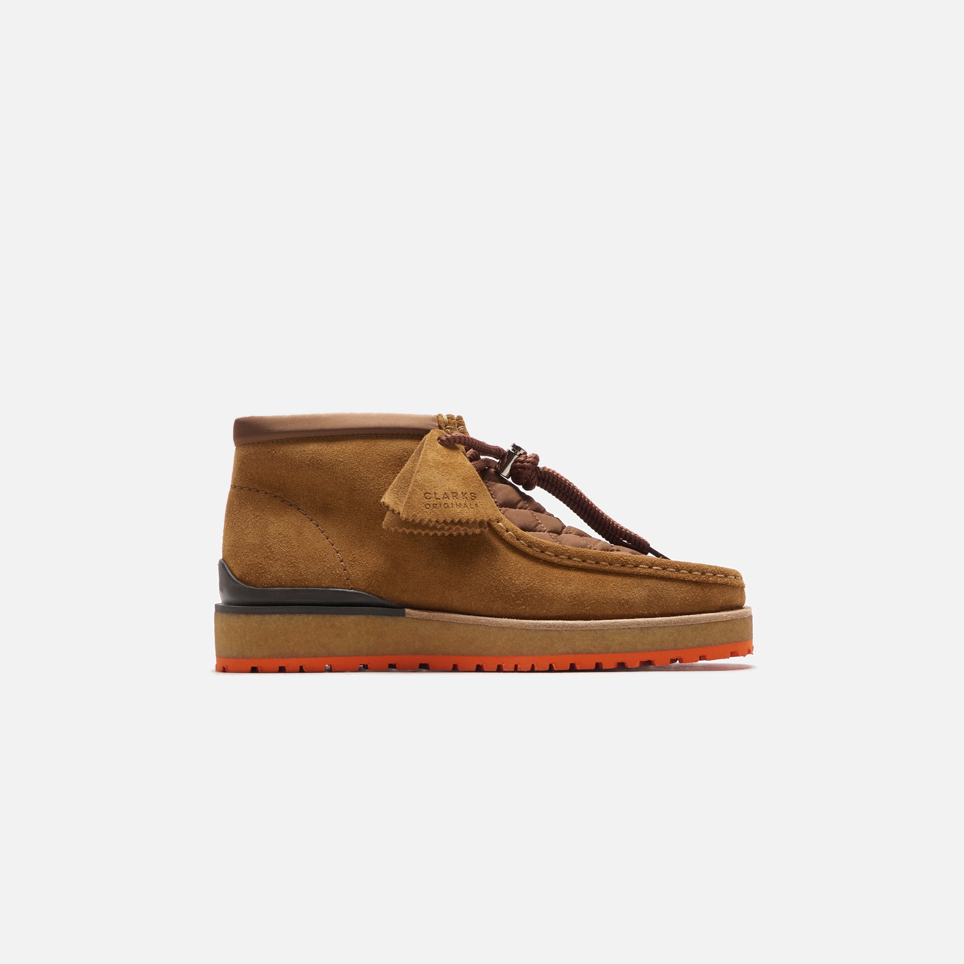 Moncler 1952 x Clarks Wallabee - Khaki / Orange