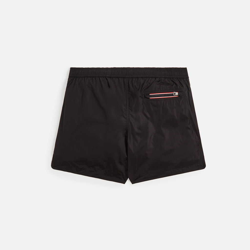 Moncler logo-patch Swim Shorts - Black
