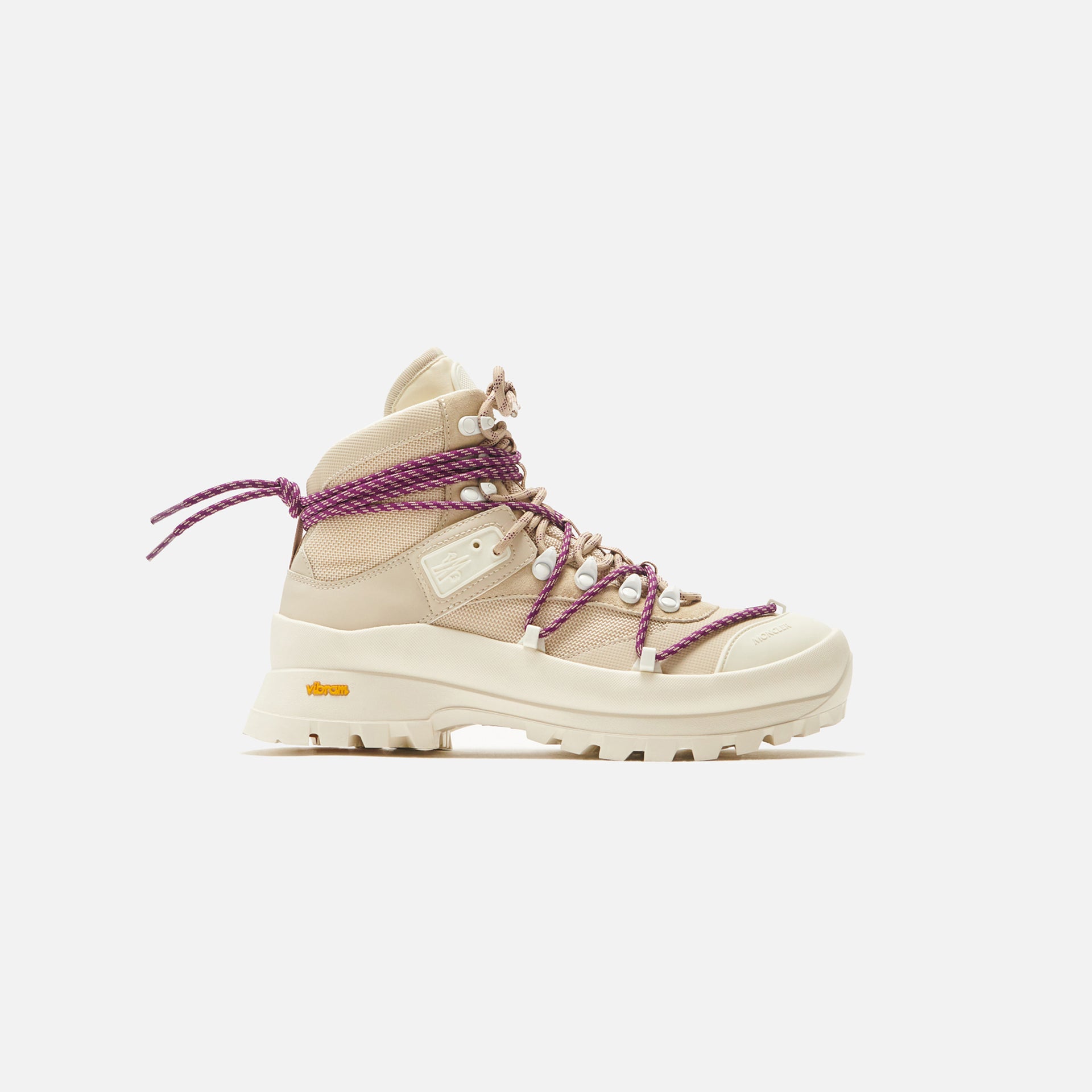 Moncler Glacier Hiking Boot - White / Blush