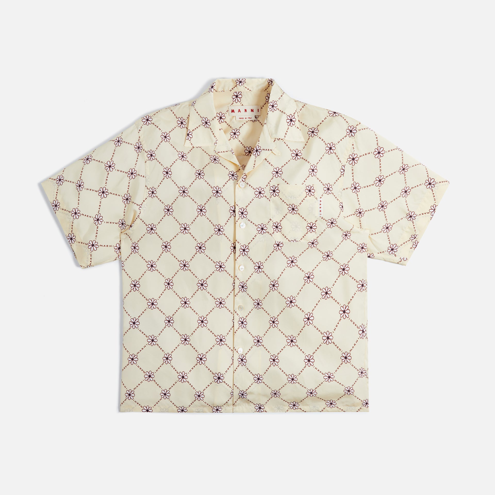 Marni Marnigram Bowling Shirt - Ivory