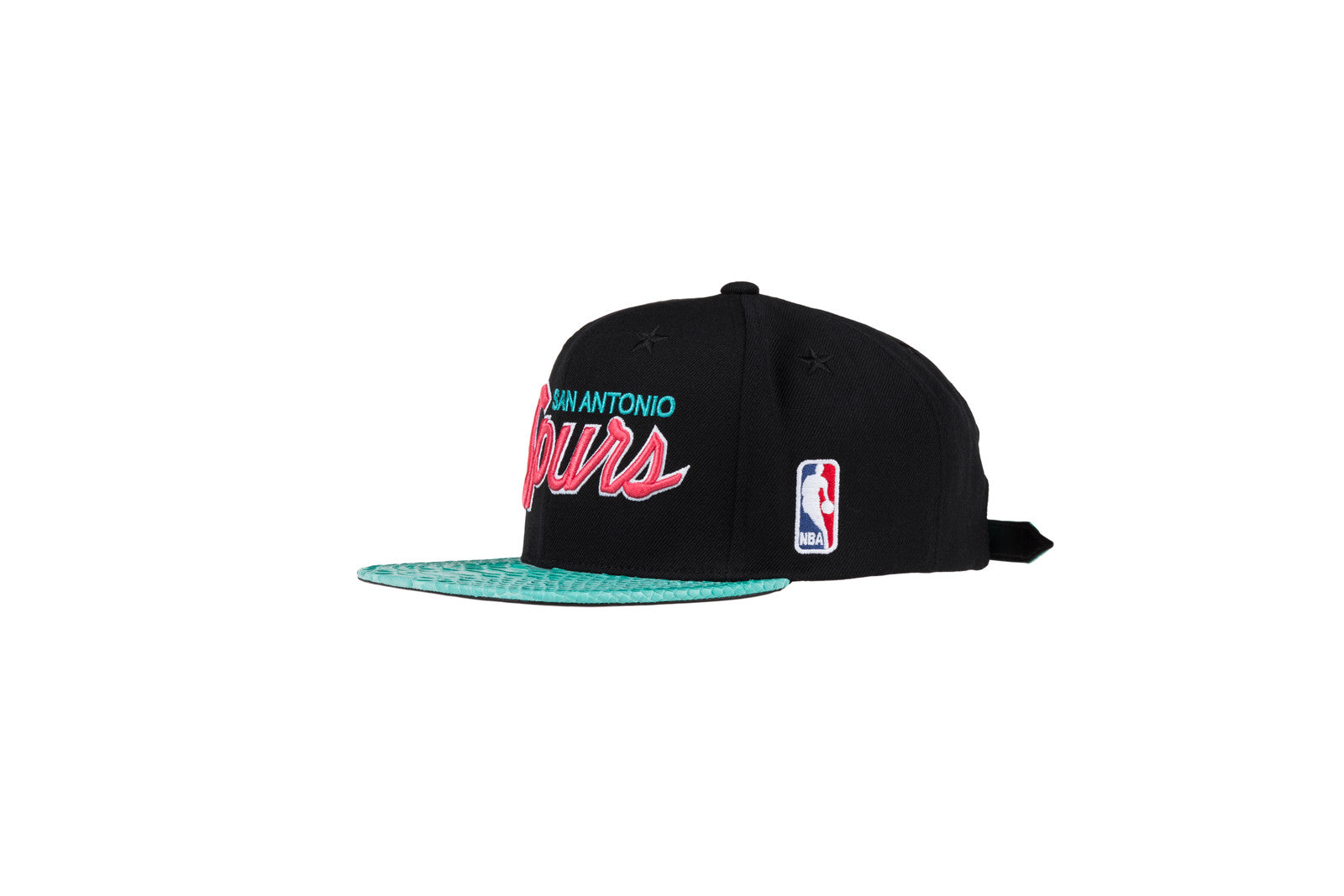 Just Don San Antonio Spurs Hat - Black / Teal