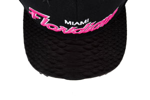 Just Don Miami Floridians Hat - Black / Black