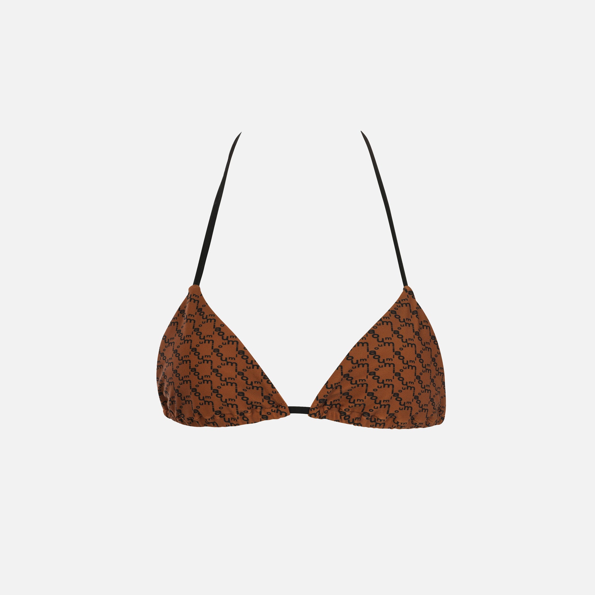 Miaou Kauai Top - Brown Monogram