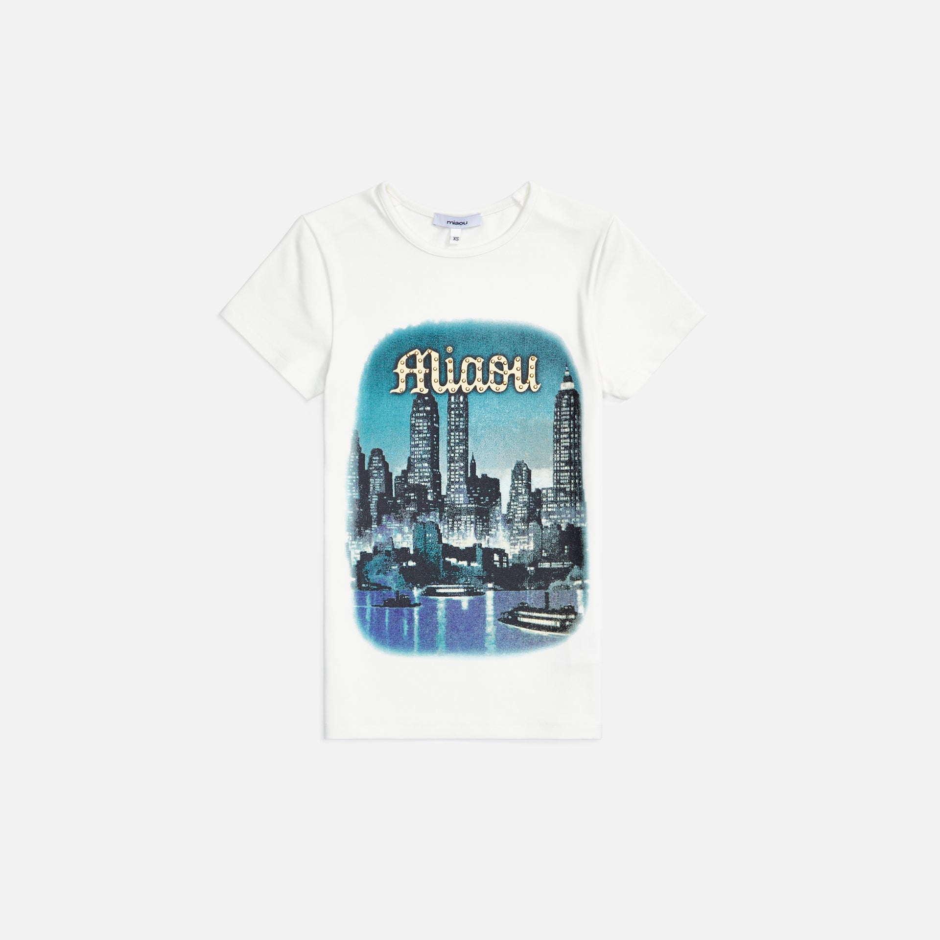 Miaou Mini Tee - Skyscraper