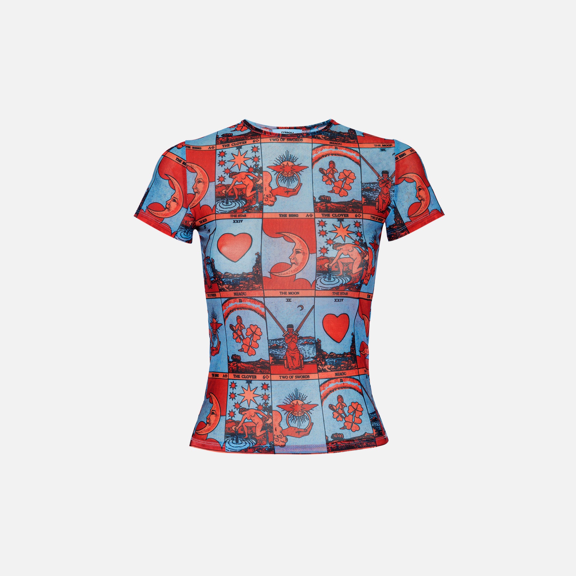 Miaou Mini Tee - Tarot Card