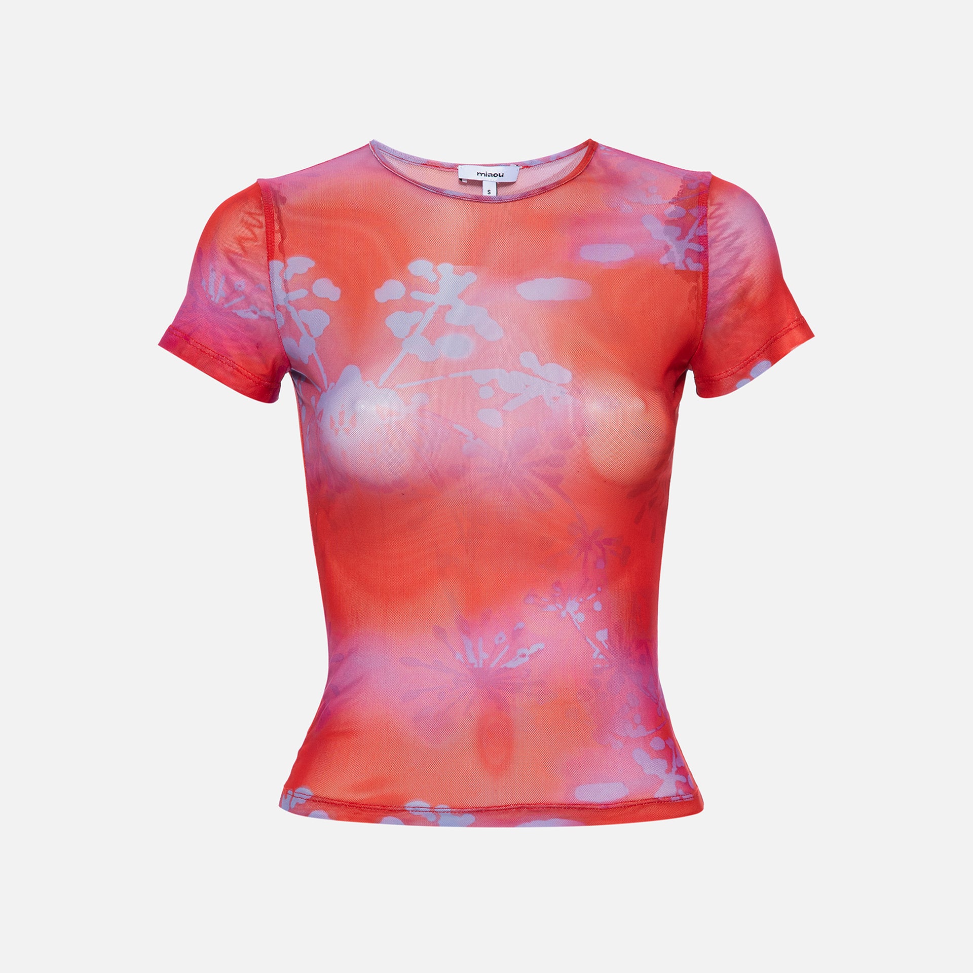 Miaou Mini Tee - Rouge Mudd