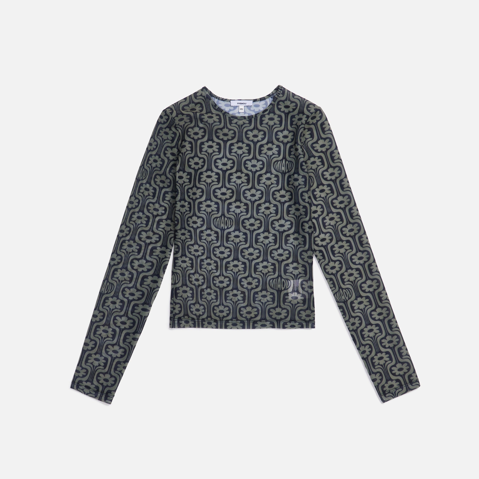 Miaou Longsleeve Tee - Groovy
