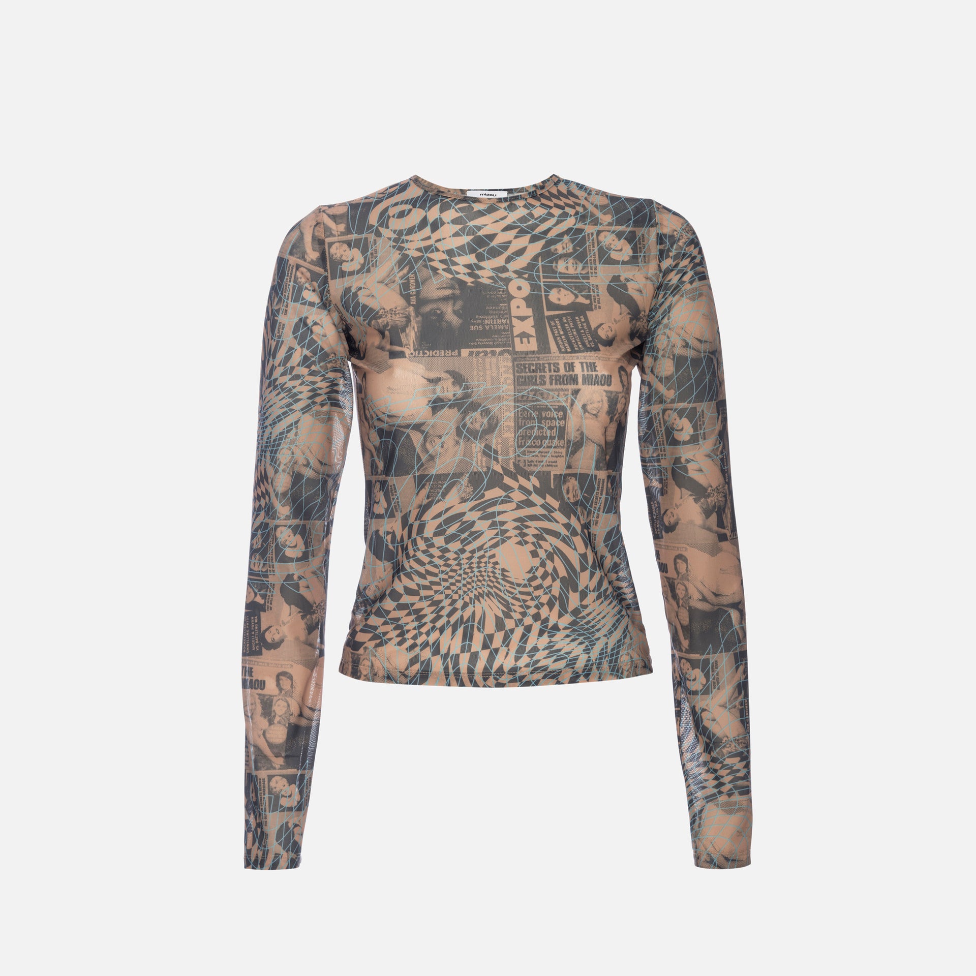Miaou L/S Mesh Tee - Wanted