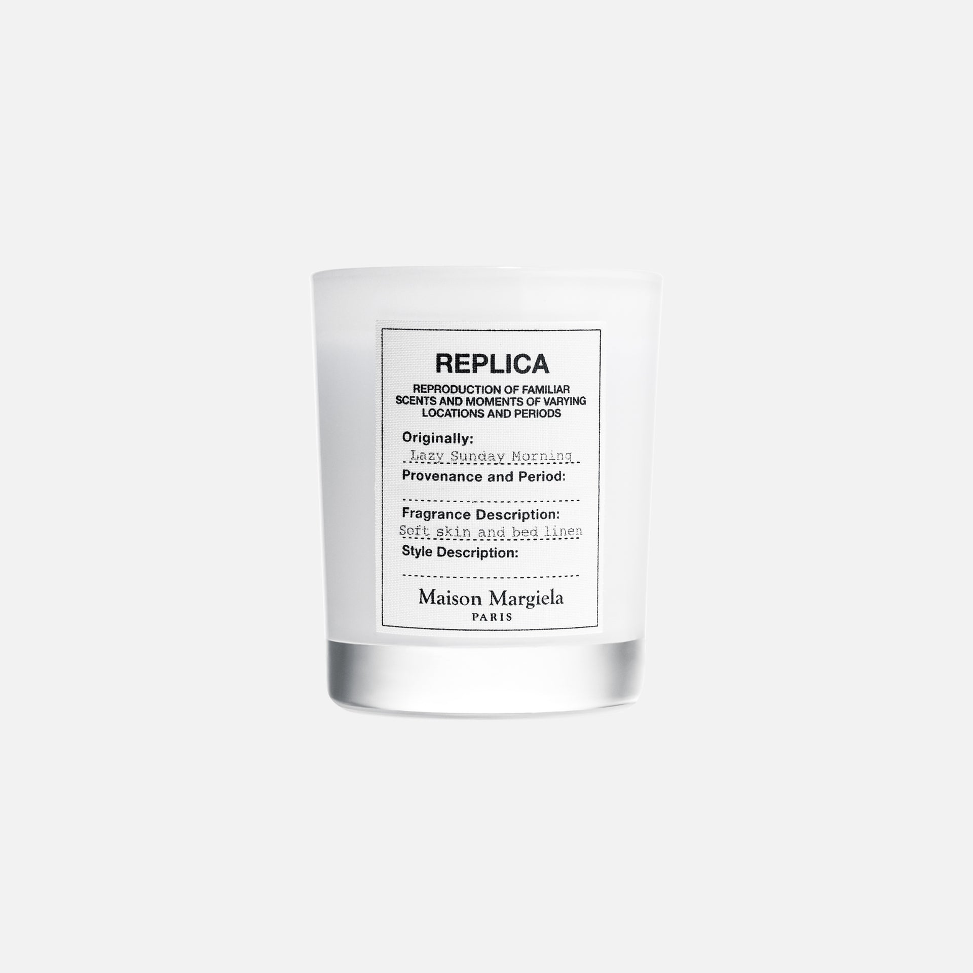 Maison Margiela Replica Lazy Sunday Morning Candle
