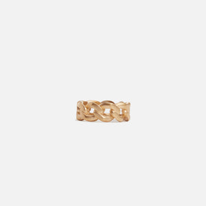 Margiela Curb Chain Ring - Gold