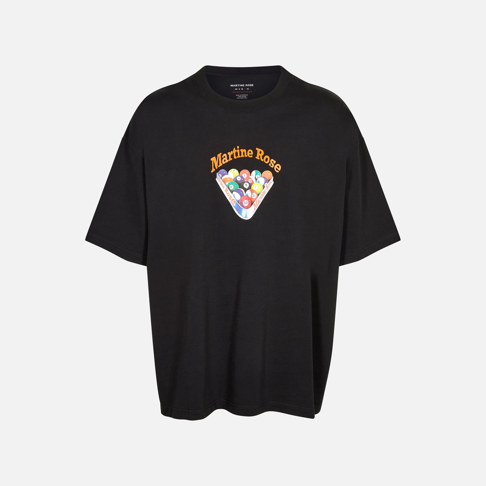 Martine Rose Brittle Tee - Black Snooker