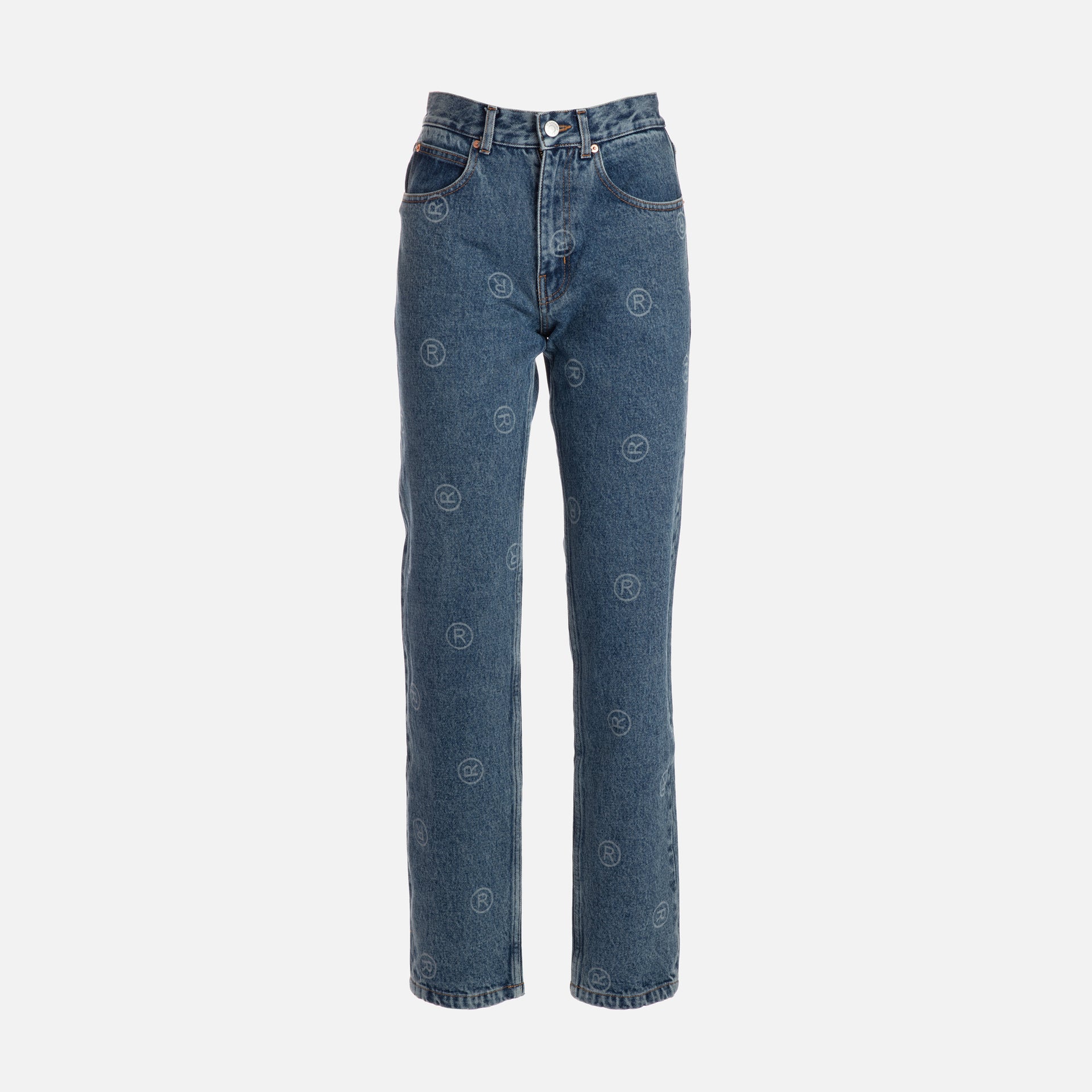 Martine Rose Straight Leg Jeans - Blue Denim