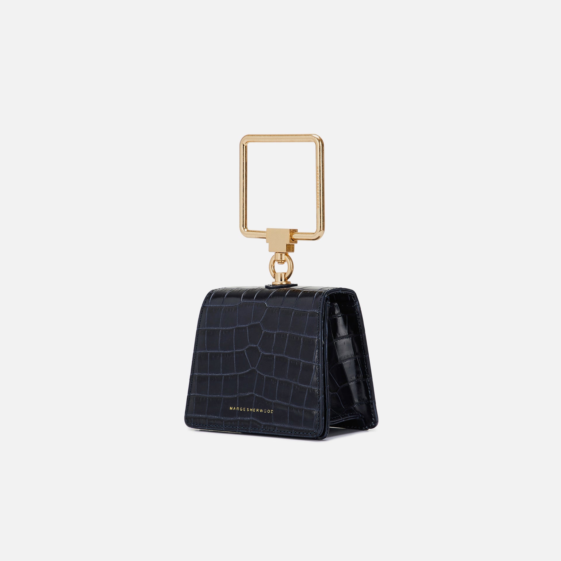 Marge Sherwood Pump Handle Mini - Navy Croc