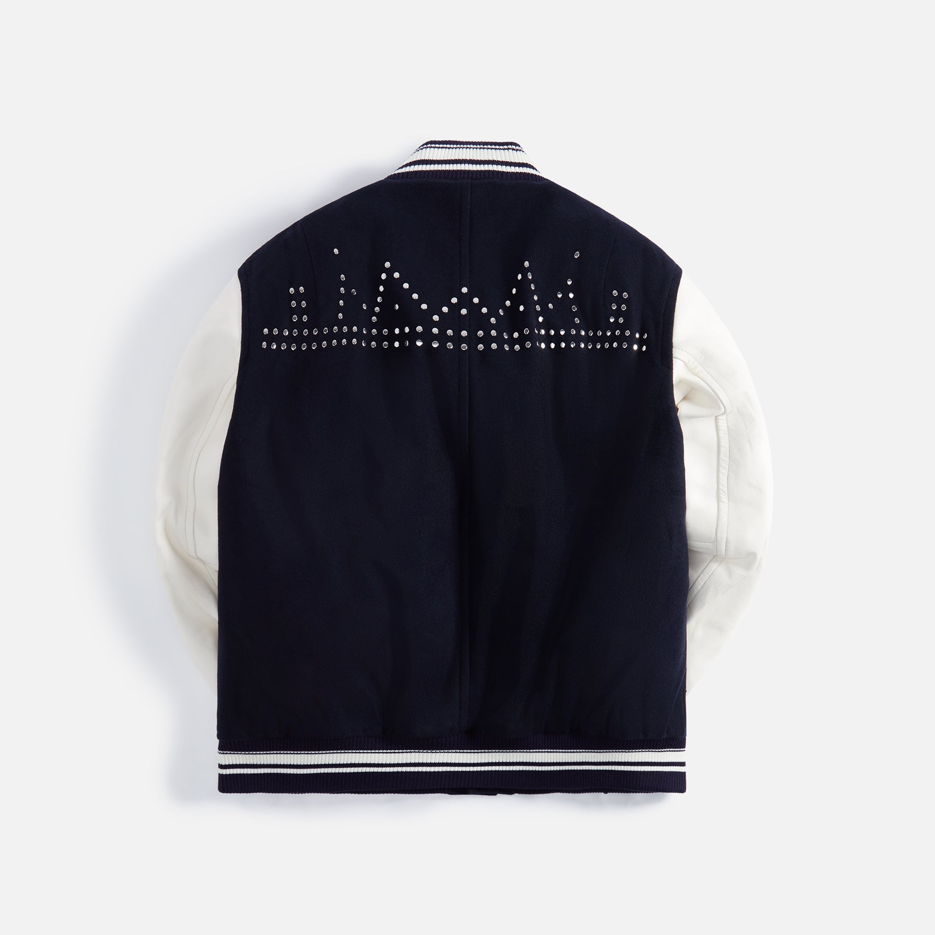 Wales Bonner Ascend Varsity Jacket - Navy / Ivory