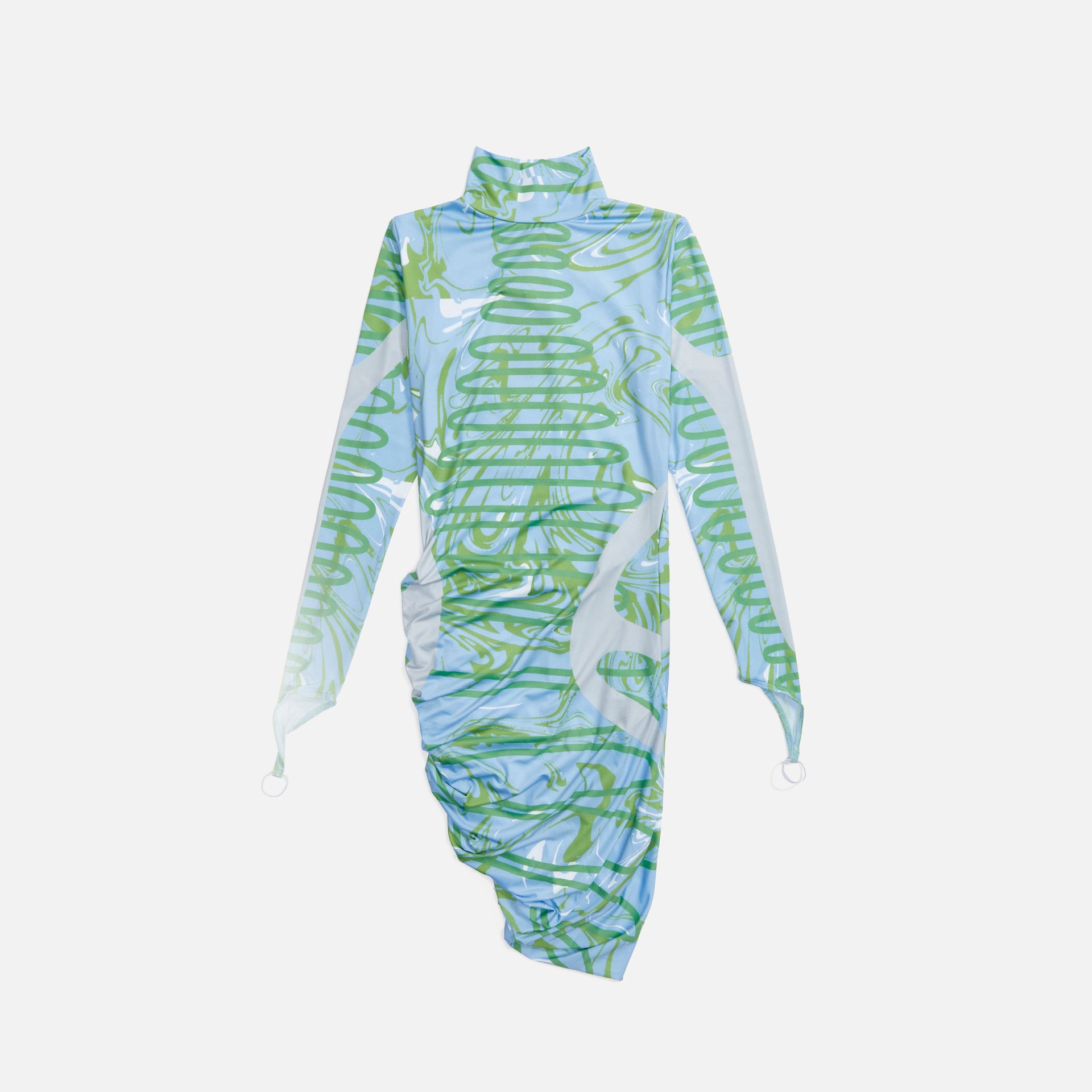 Maisie Wilen Orbit City Dress - Wifi Green