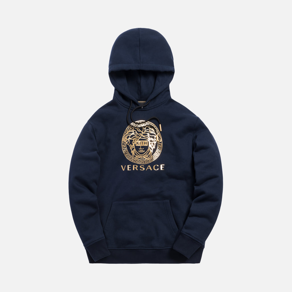 Kith x Versace Medusa Hoodie - Navy