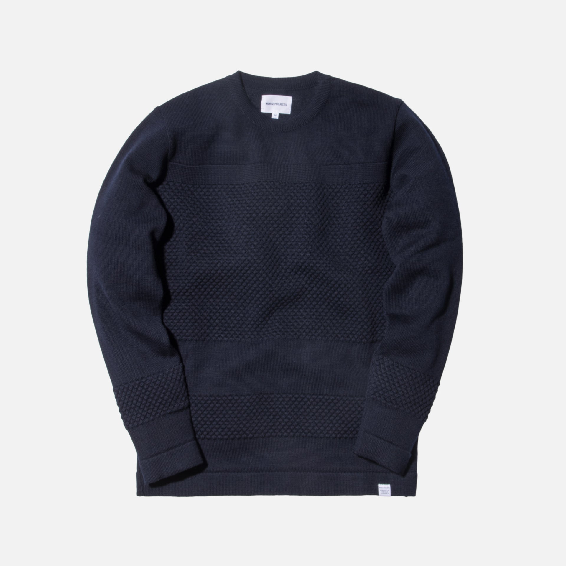 Norse Projects Skagen Bubble Crewneck - Navy