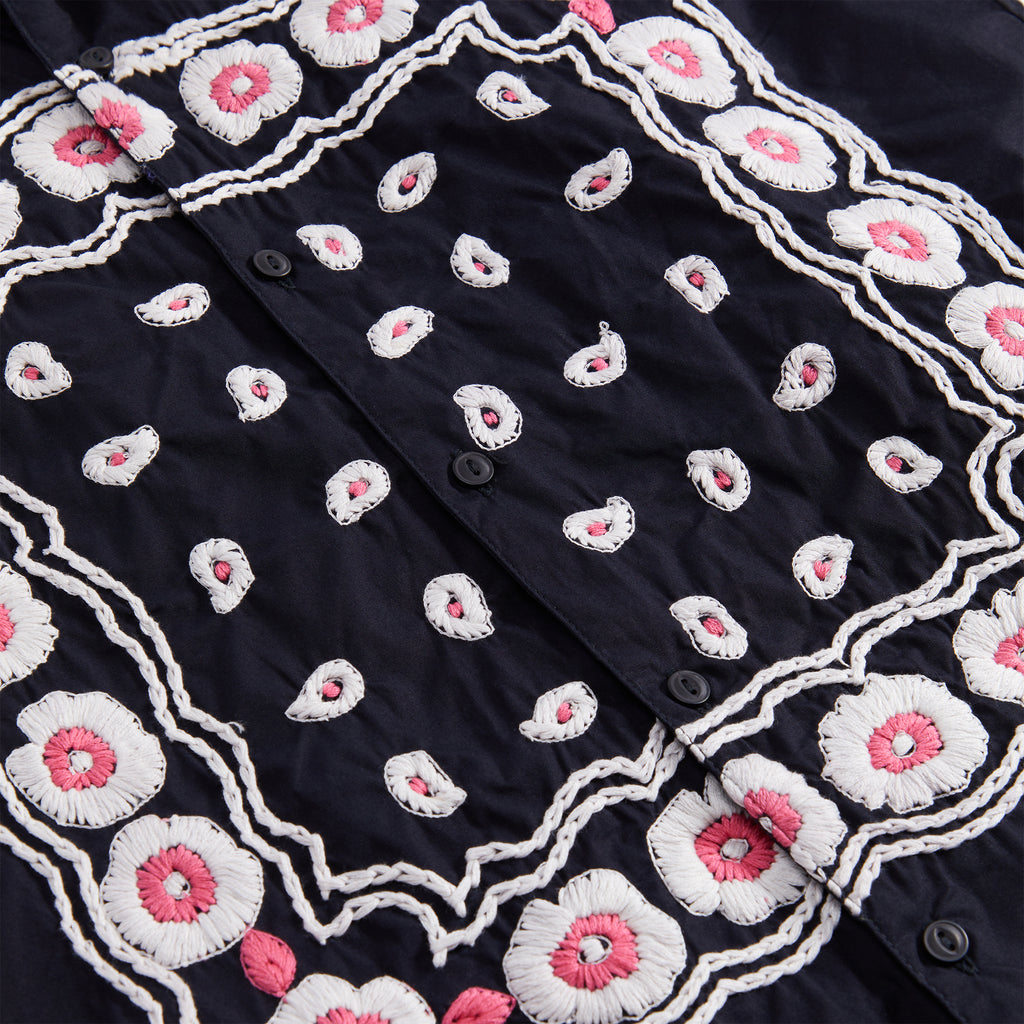 Noma Bandana Hand Embroidery Shirt - Navy – Kith