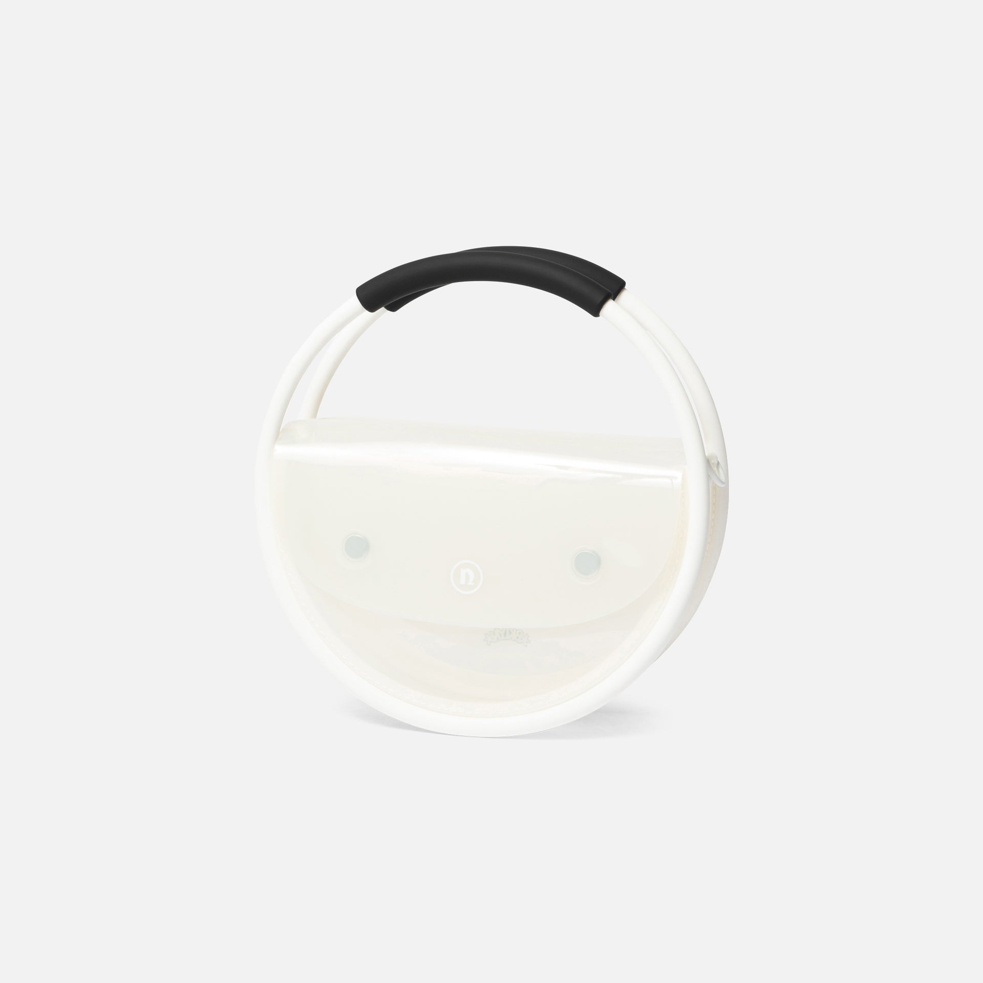 Nana-Nana Hoop PVC Bag Medium - Brooklyn Nets White
